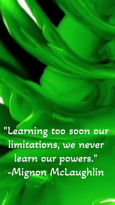 Learning too soon......