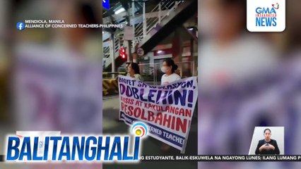 Dagdag na sahod at classroom, ipinanawagan ng ACT Teachers ngayong unang araw ng pasukan | Balitanghali