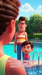 Berenang setelah makan—benarkah berbahaya? 🤔 Banyak orang percaya mitos ini tanpa memahami faktanya! 🌊🍽️