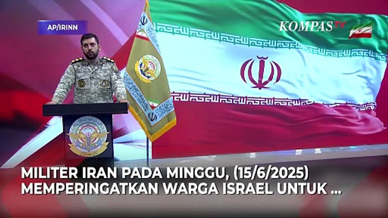 Militer Iran Peringatkan Warga Israel: Wilayah Tersebut Pasti Tak Akan Bisa Dihuni oleh Kalian