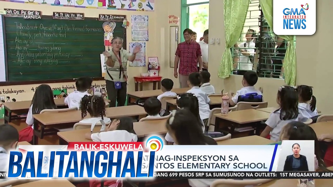 PBBM, bumisita at nag-inspeksyon sa Epifanio De...
