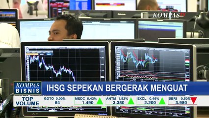 IHSG Naik 0,74% dalam Sepekan, Kapitalisasi Pasar Tembus Rp12.495 Triliun