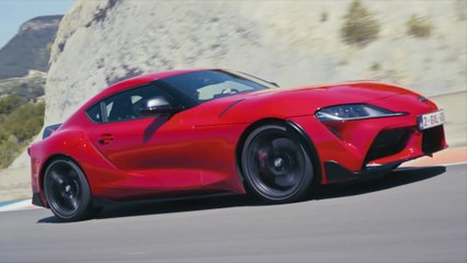 The new Toyota GR Supra Lightweight EVO Driving Video