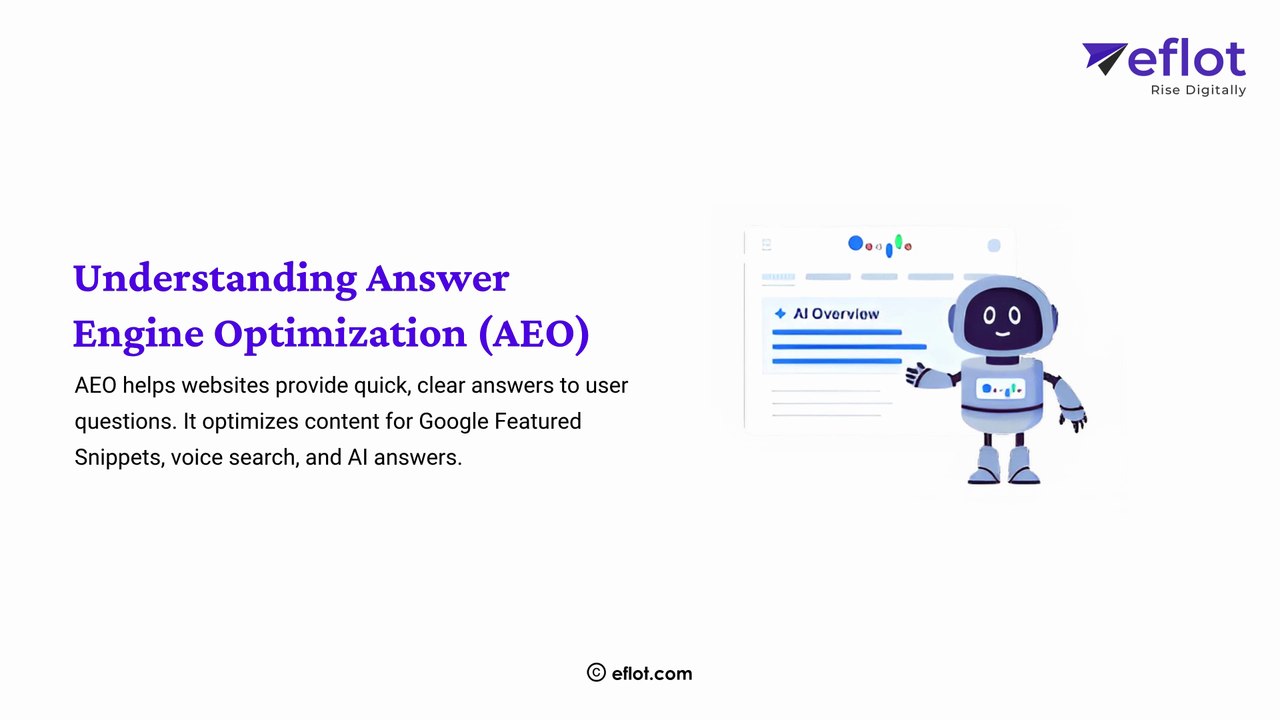 Understanding Answer Engine Optimization (AEO) | Eflot-Digital Marketing Agency Bangalore