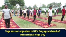 Yoga session organised in UP’s Prayagraj ahead of International Yoga Day