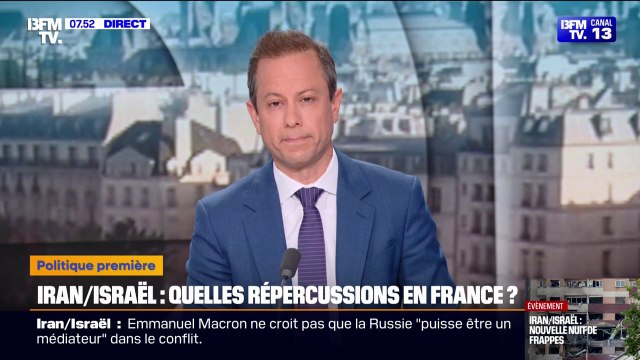 ÉDITO - C'est une poudrière politique : les positions et réactions des politiques français face au conflit entre Israël et l'Iran