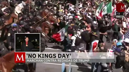 Marchas en Los Ángeles siguen fuertes contra redadas migratorias de Trump