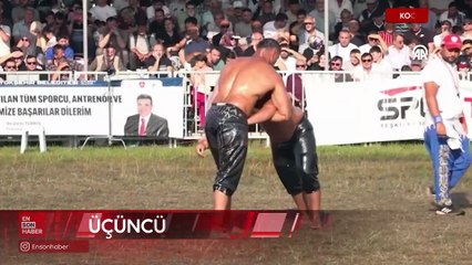 17. Sekapark Altın Kemer Yağlı Güreşleri'nde Orhan Okulu başpehlivan oldu