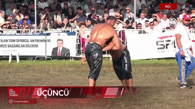 17. Sekapark Altın Kemer Yağlı Güreşleri'nde Orhan Okulu başpehlivan oldu