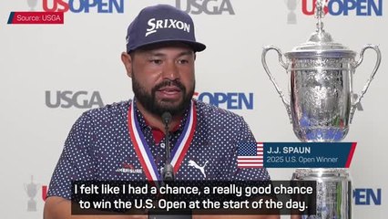 Spaun will 'never forget' his U.S. Open winning putt on 18
