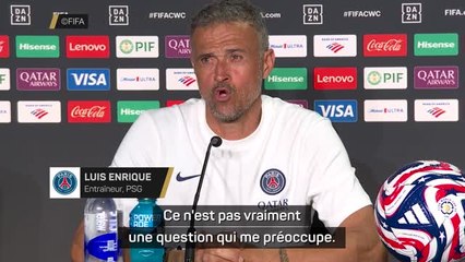 PSG - Luis Enrique ne veut pas entendre parler du mot "favori"