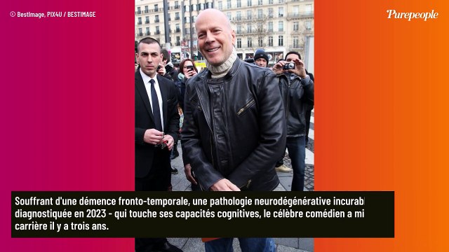 Cette photo dit tant de choses : Bruce Willis atteint de démence, sa femme Emma sort de sa réserve