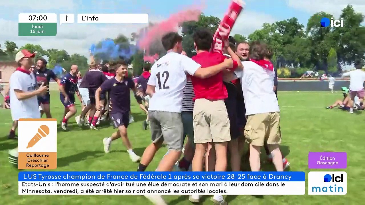 16/06/2025 - ici matin par ici Gascogne en vidéo