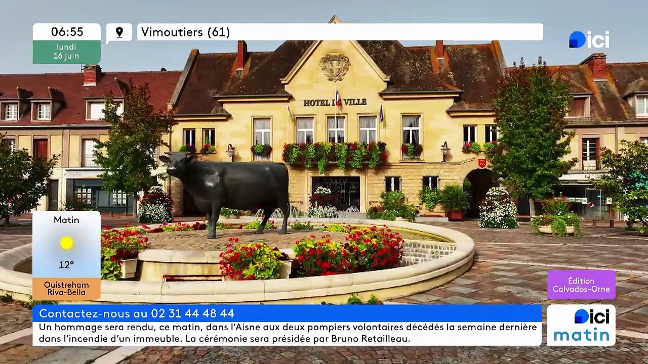 16/06/2025 - ici matin parici Normandie (Calvados - Orne) en vidéo