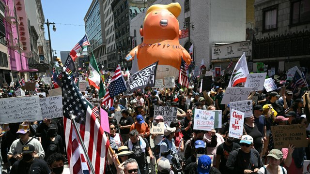 Wollen keinen König – Hunderttausende demonstrierten gegen Trump