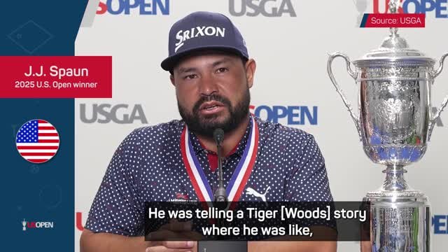 Spaun remembers Tiger Woods story after U.S. Open triumph
