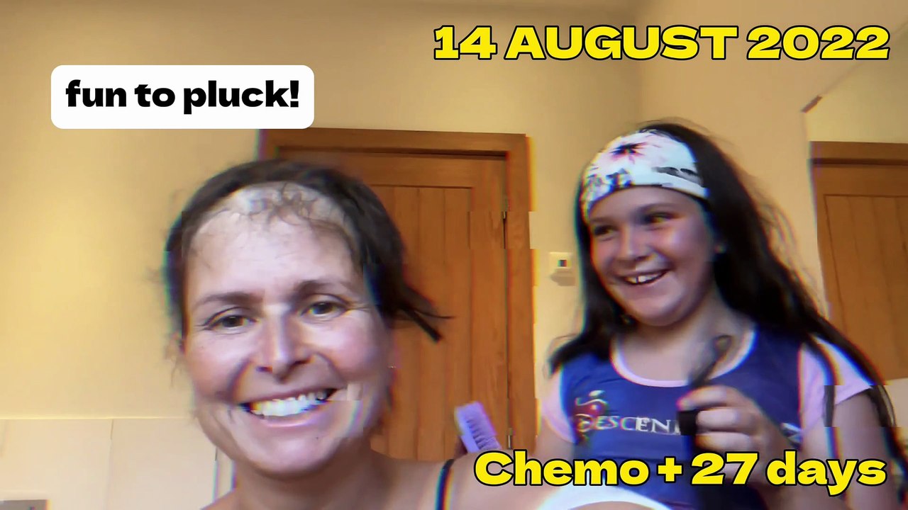 August 2022 solo brave the shave - losing my hair to chemotherapy