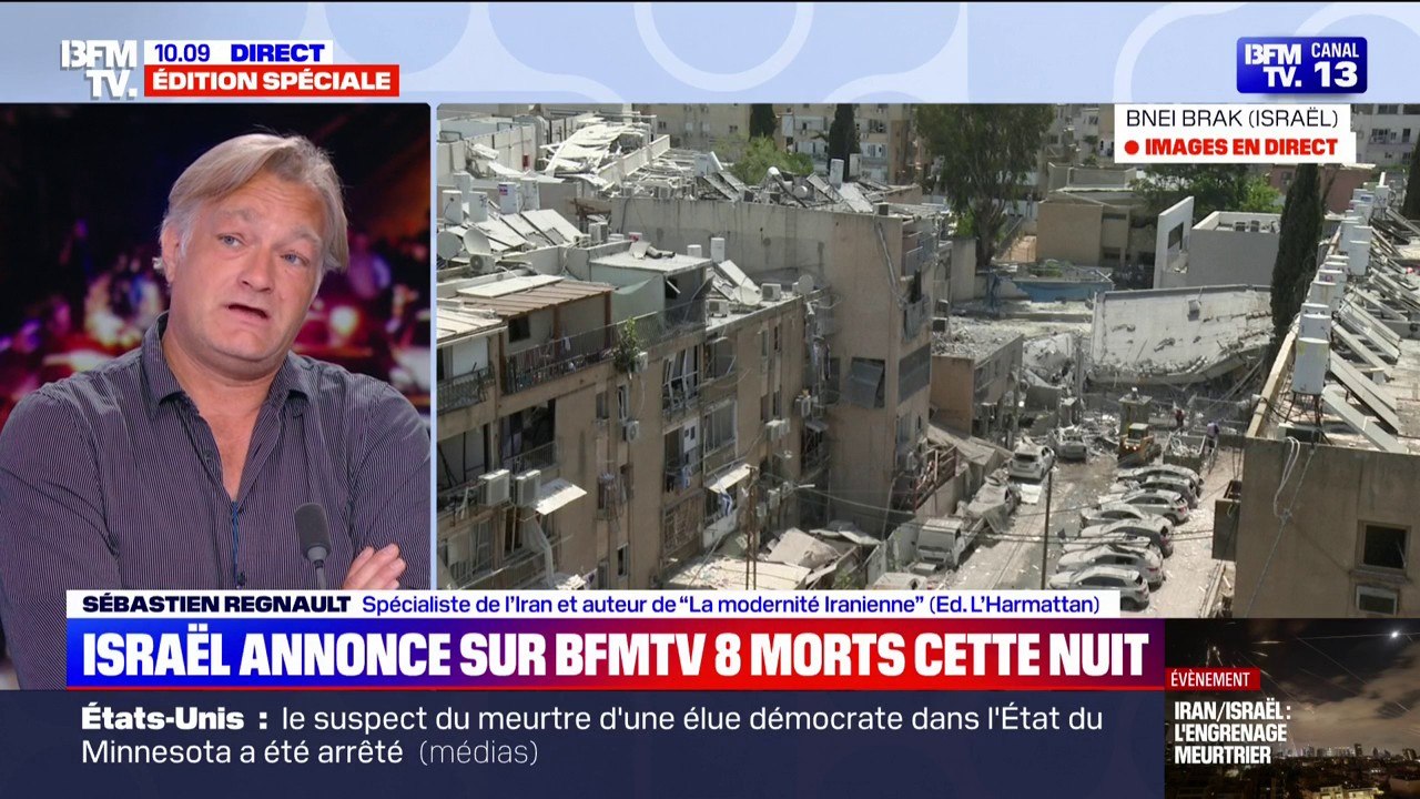Guerre Iran/Israël: "Les israéliens viennent de signer pour plusieurs dizaines d'années d'insécurité", analyse Sébastien Regnault, spécialiste de l'Iran