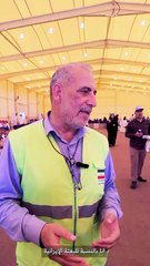 وصول الحجاج الإيرانيين إلى مطار عرعر استعدادًا لمغادرتهم برًّا عبر منفذ جديدة عرعر