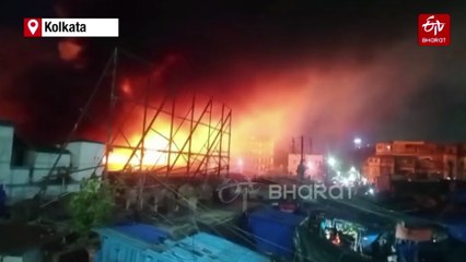 Businessmen Stare At Losses Worth Crores As Massive Fire Engulfs Kolkata's Congested Khidderpore Market