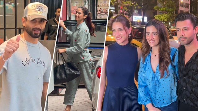 Shahid - Mira, Sanon Sisters Kriti - Nupur & Stebin Ben Spotted In Style - B-Town's Bandra Outing