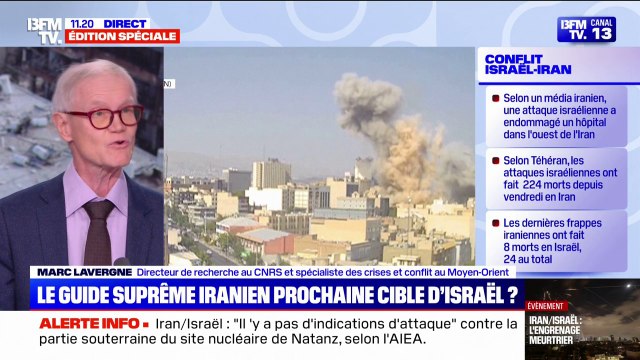 Conflit Israël-Iran: On ne parle pas beaucoup du jour d'après , prévient Marc Lavergne, spécialiste des conflits au Moyen-Orient