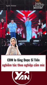 CĐM lo lắng dược sĩ Tiến nghiêm túc theo nghiệp cầm mic