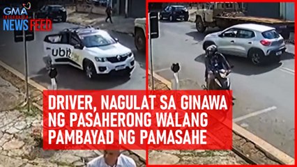Driver, nagulat sa ginawa ng pasaherong walang pambayad ng pamasahe | GMA Integrated Newsfeed
