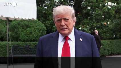 Trump: "Spero in un accordo fra Israele e Iran, e' il momento"