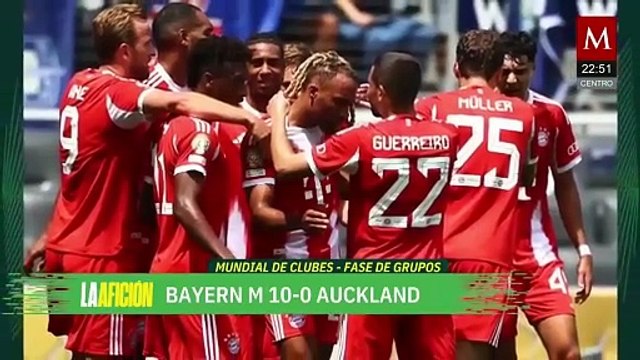 Bayern Múnich aplasta a Auckland City en su debut en el Mundial de Clubes