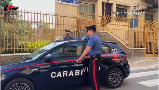 Estorsioni mafiose, armi e droga tra Bari e Canosa di Puglia - video dei Carabinieri