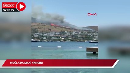 Muğla'da maki yangını