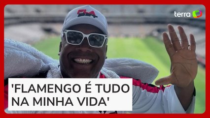 Torcedor símbolo do Flamengo vive ‘roteiro divino’ e relembra passado: 'Jamais imaginei'