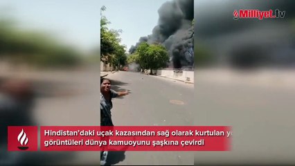 Air India faciasından böyle kurtulmuş: Mucize yolcunun yeni görüntüleri ortaya çıktı!