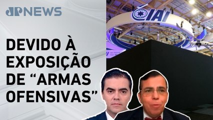 França bloqueia estandes de fabricantes israelenses em feira aeroespacial; Vilela e Marcus comentam