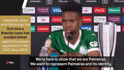Palmeiras a match for anyone at the Club World Cup - Estevao