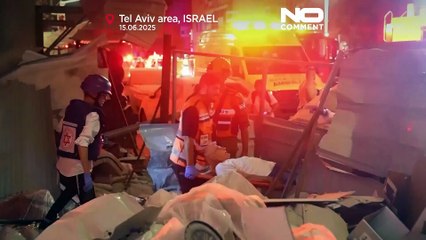 Σοκ στο Ισραήλ μετά τις ιρανικές επιθέσεις: Ισοπεδωμένα κτίρια και εικόνες πανικού στα σούπερ μάρκετ