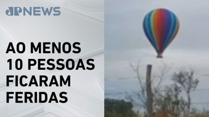 Balão cai em SP e deixa uma vítima fatal; piloto é preso