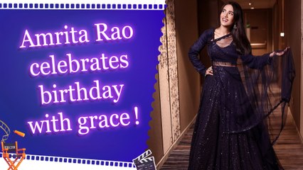 Bollywood actress Amrita Rao won hearts with her birthday glimpses