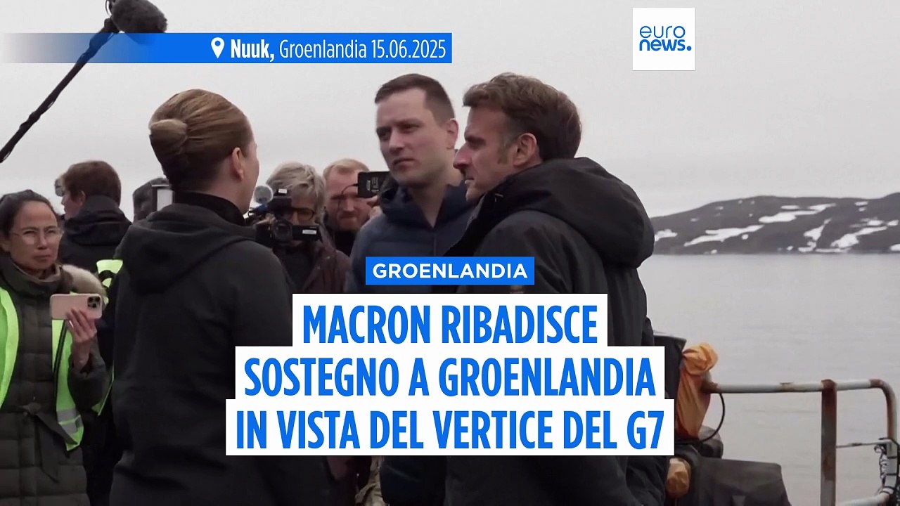 Macron ribadisce il sostegno alla Groenlandia durante la visita in vista del vertice del G7