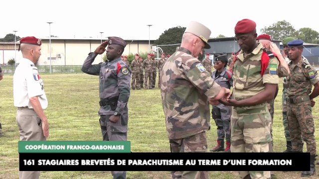 [#Reportage] Coopération Franco-Gabonaise : 161 stagiaires brevetés de parachutisme au terme d’une formation