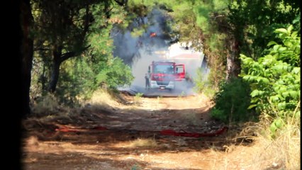 Φωτιά στο Στρατόπεδο ΑΝΔΡΙΚΑΚΗ στην Δράμα