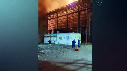 La central eléctrica de Haifa se incendia después del ataque de Irán