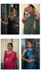 Desi Vibes On Point – Saree Looks That Speak Style & Strength 💫✨