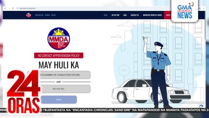Mga mahuhuling may traffic violations, makikita sa MMDA "May Huli Ka" website | 24 Oras