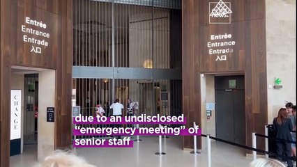 Paris Louvre closure leaves thousands waiting as officials hold undisclosed emergency talks