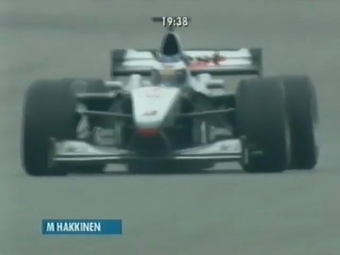 F1 – Mika Häkkinen (McLaren Mercedes V10) lap in qualifying – USA 2000
