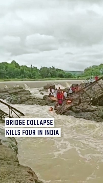 Bridge collapse kills four in India