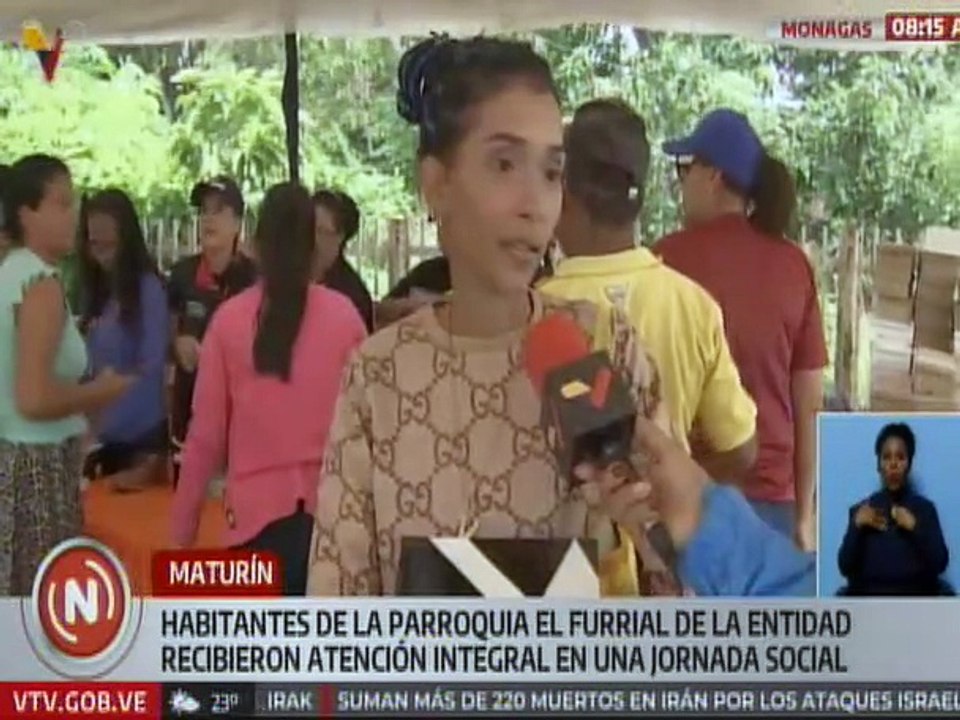 Monagas | Familias de la parroquia El Furrial son beneficiados con una jornada de atención integral