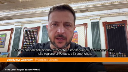 Zelensky "Putin mediatore a Teheran? Livello cinismo è sconcertante"